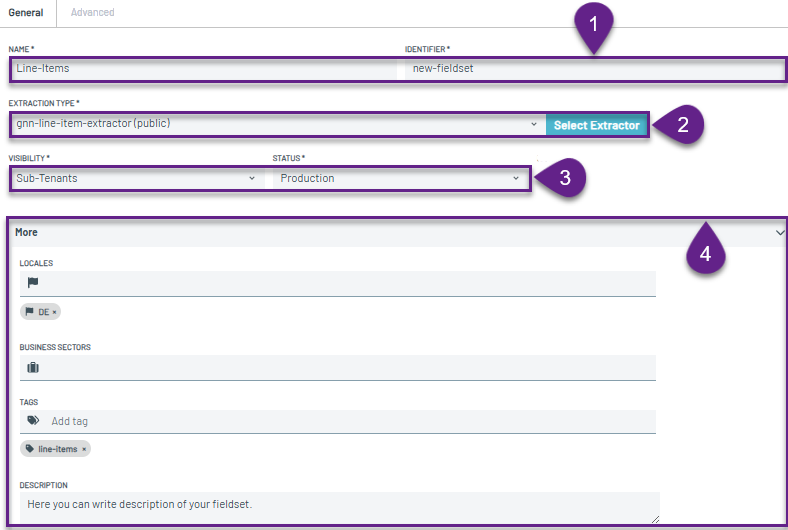 Configuration: Individual Fieldset